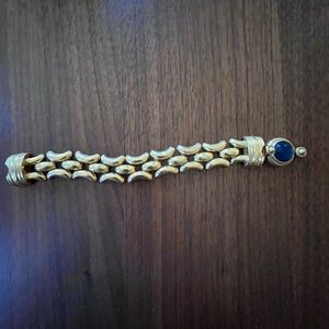 Vintage Gold Linked Bracelet